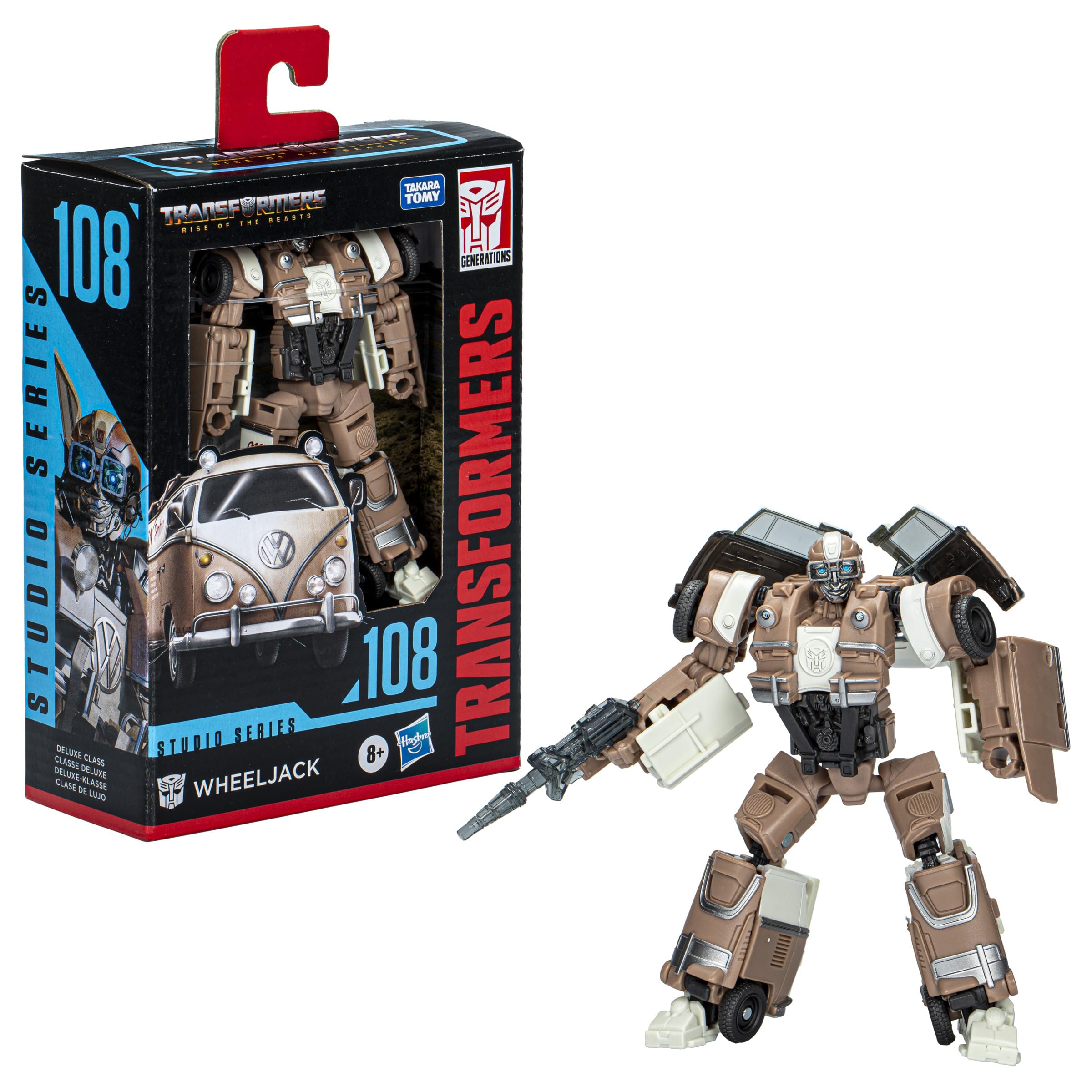 Transformers Studio Series Wheeljack 108 action figure 11 cm microbus