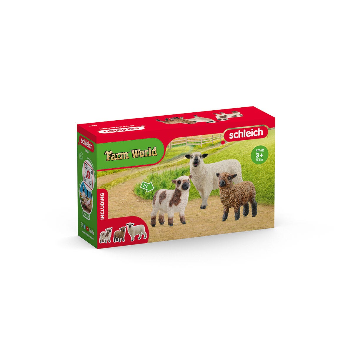 Schleich Farm World 42660 set pecore Amiche pecore 3 pezzi
