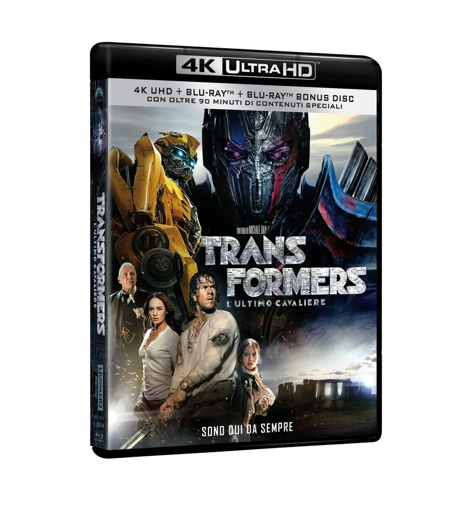Transformers L'Ultimo Cavaliere Film 4K Ultra-HD + Blu-Ray
