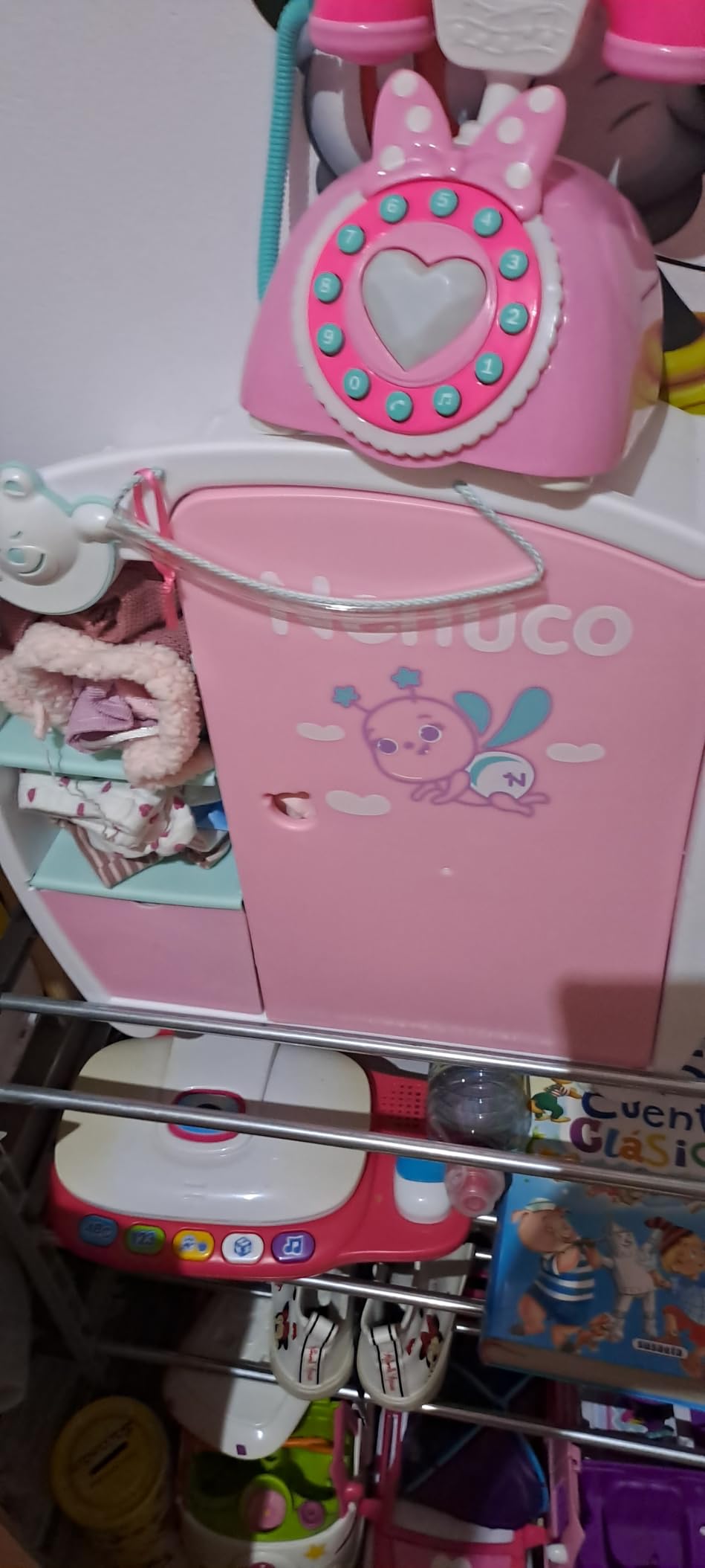 Nenuco Accessori armadio rosa bambole 35-42 cm 2 grucce