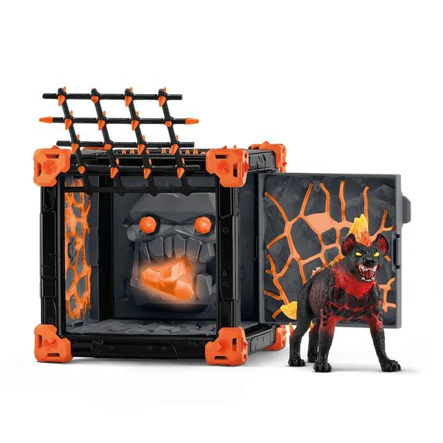 Schleich Eldrador BattleCave Iena di lava playset cristallo