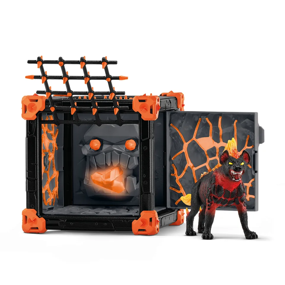 Schleich Eldrador BattleCave Iena di lava playset cristallo