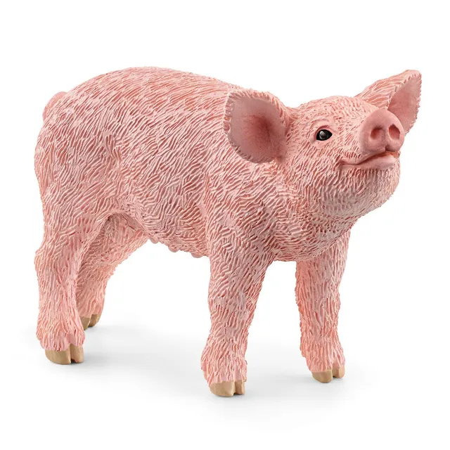Schleich Farm World Maialino Piglet action figure rosa