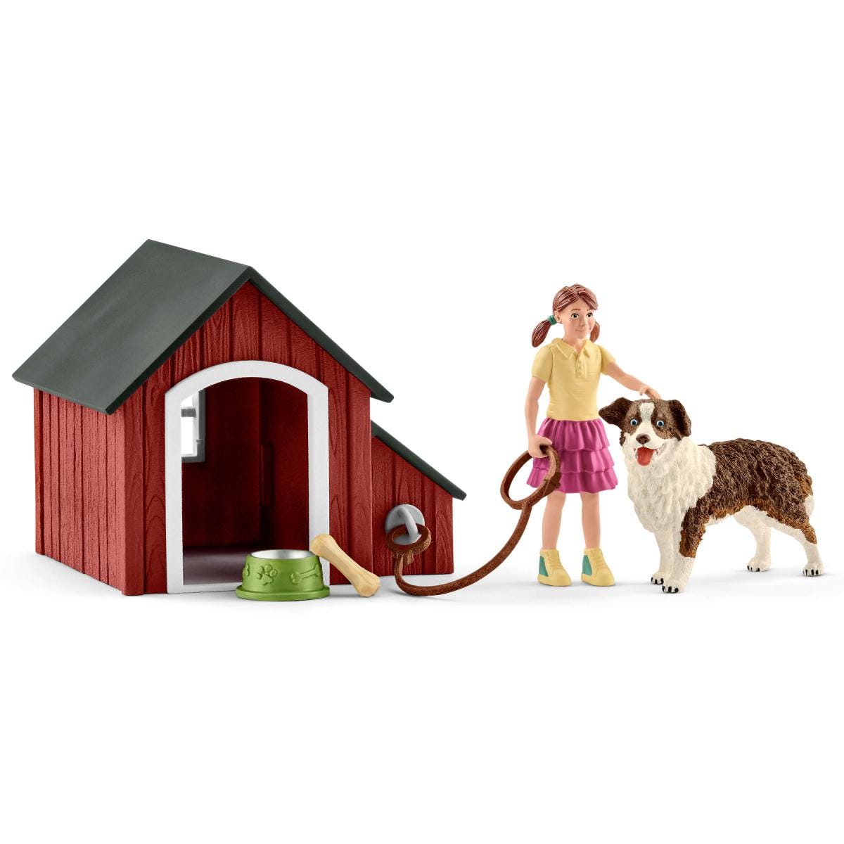 Schleich Farm World 42376 canile per cani con pastore australiano
