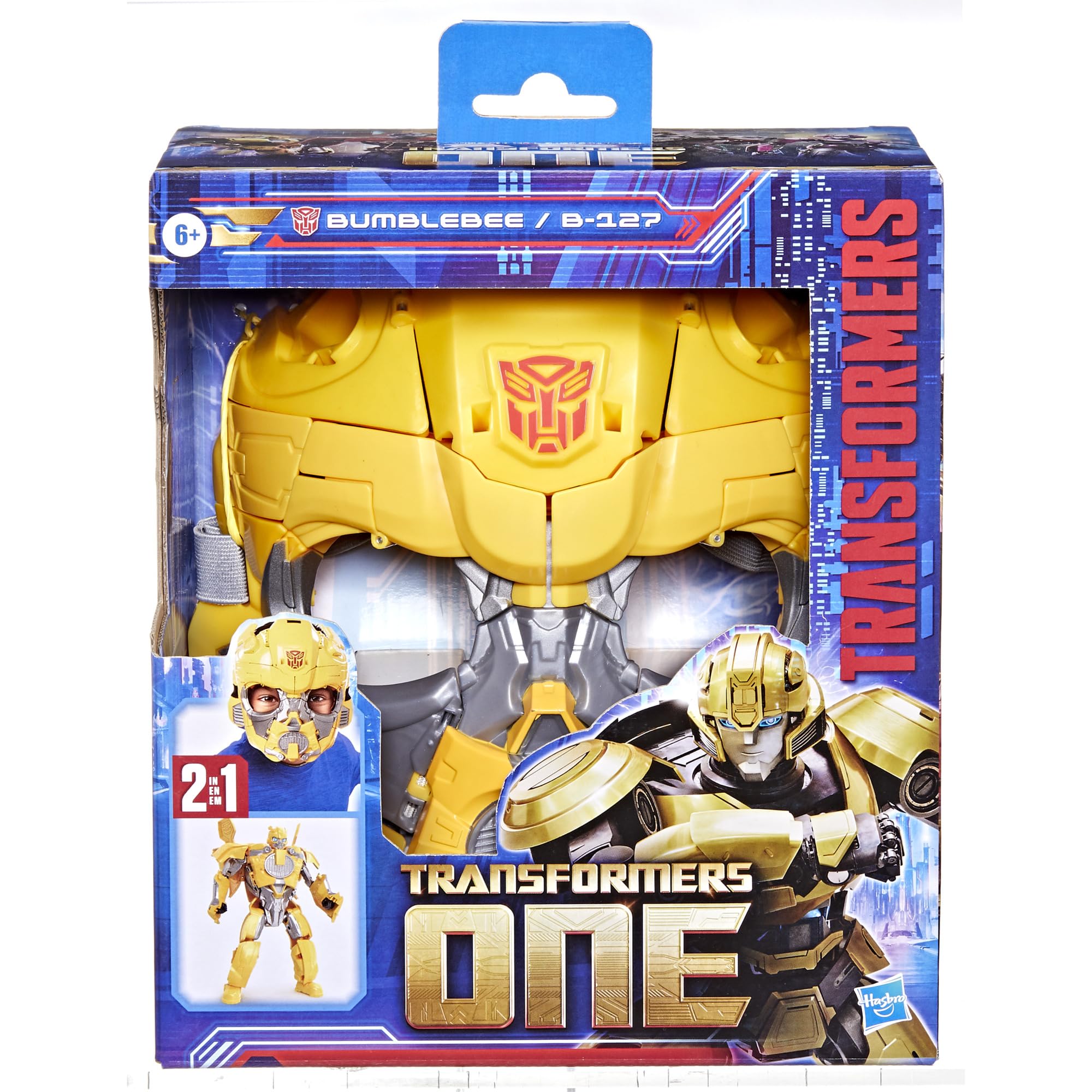 Transformers One Bumblebee B-127 action figure maschera 24,9 cm