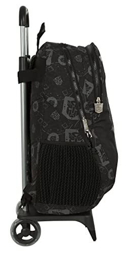 Safta Transformers zaino trolley scuola nero 33x15x43 cm