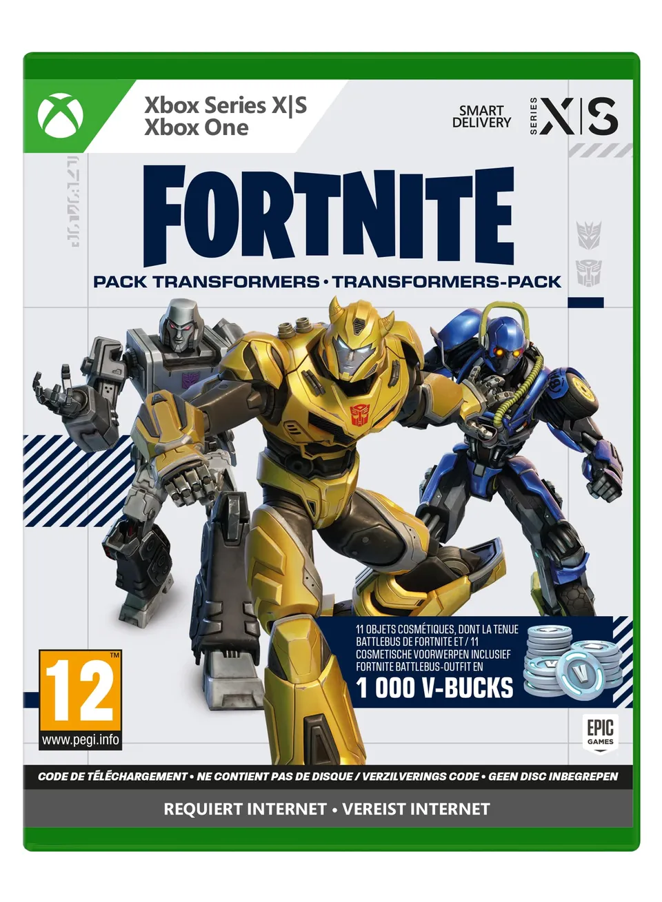 Fortnite Pack Transformers gioco codice Code-in-Box