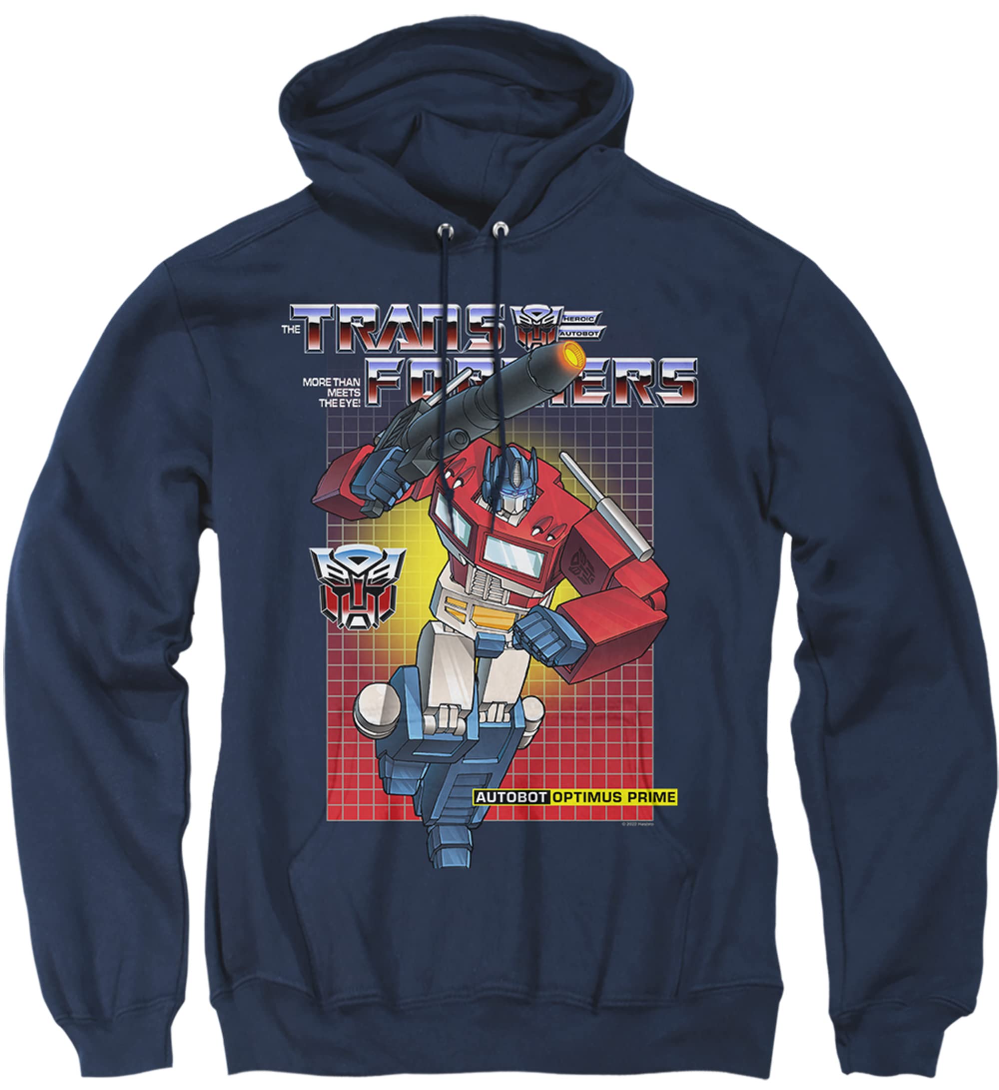 Transformers Optimus Prime felpa cappuccio uomo blu navy