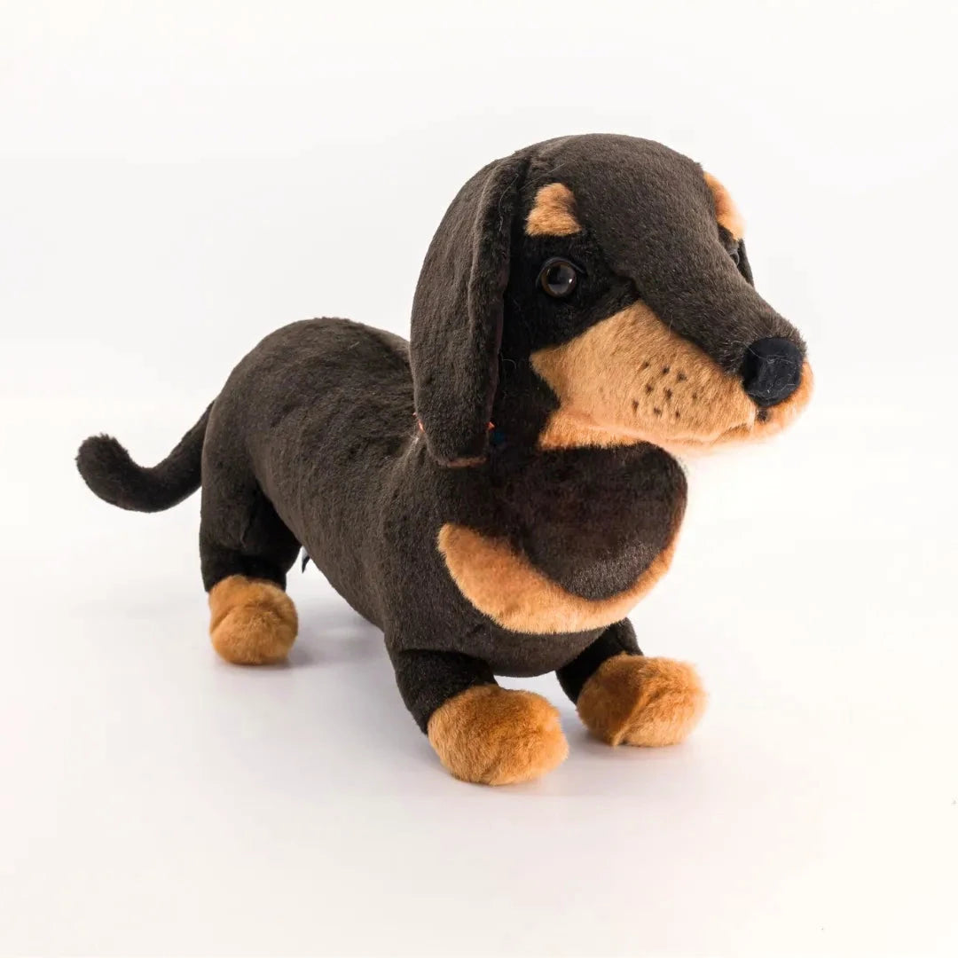 La Pelucherie Dogs Eugène bassotto peluche 25 cm marrone