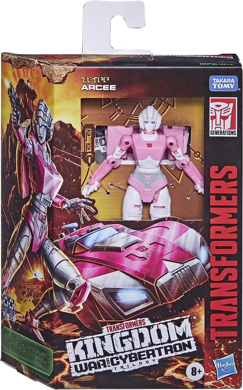 Transformers Kingdom WFC-K17 Arcee action figure 14 cm auto