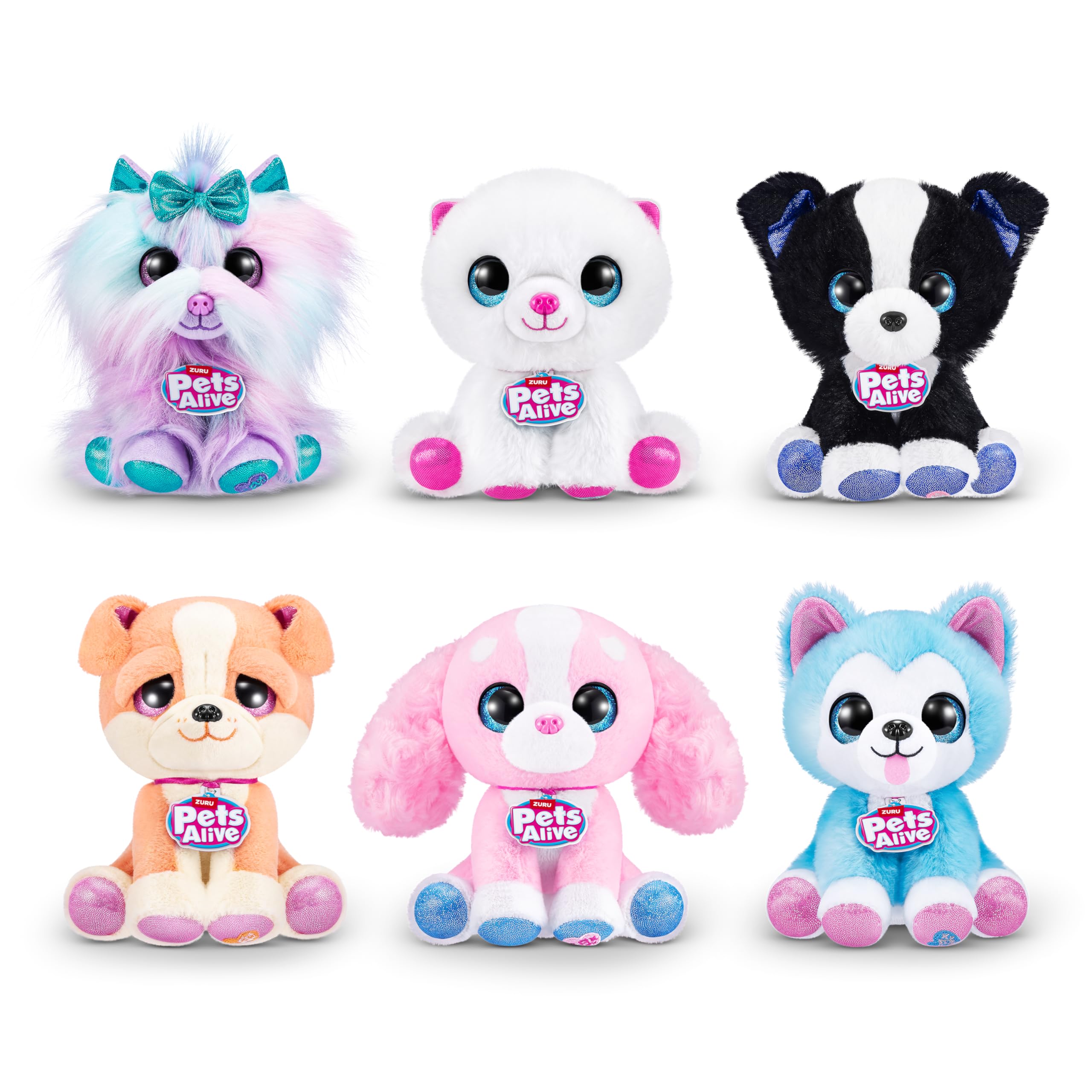 Pets Alive Pet Shop Surprise Wolf Dog peluche interattivo