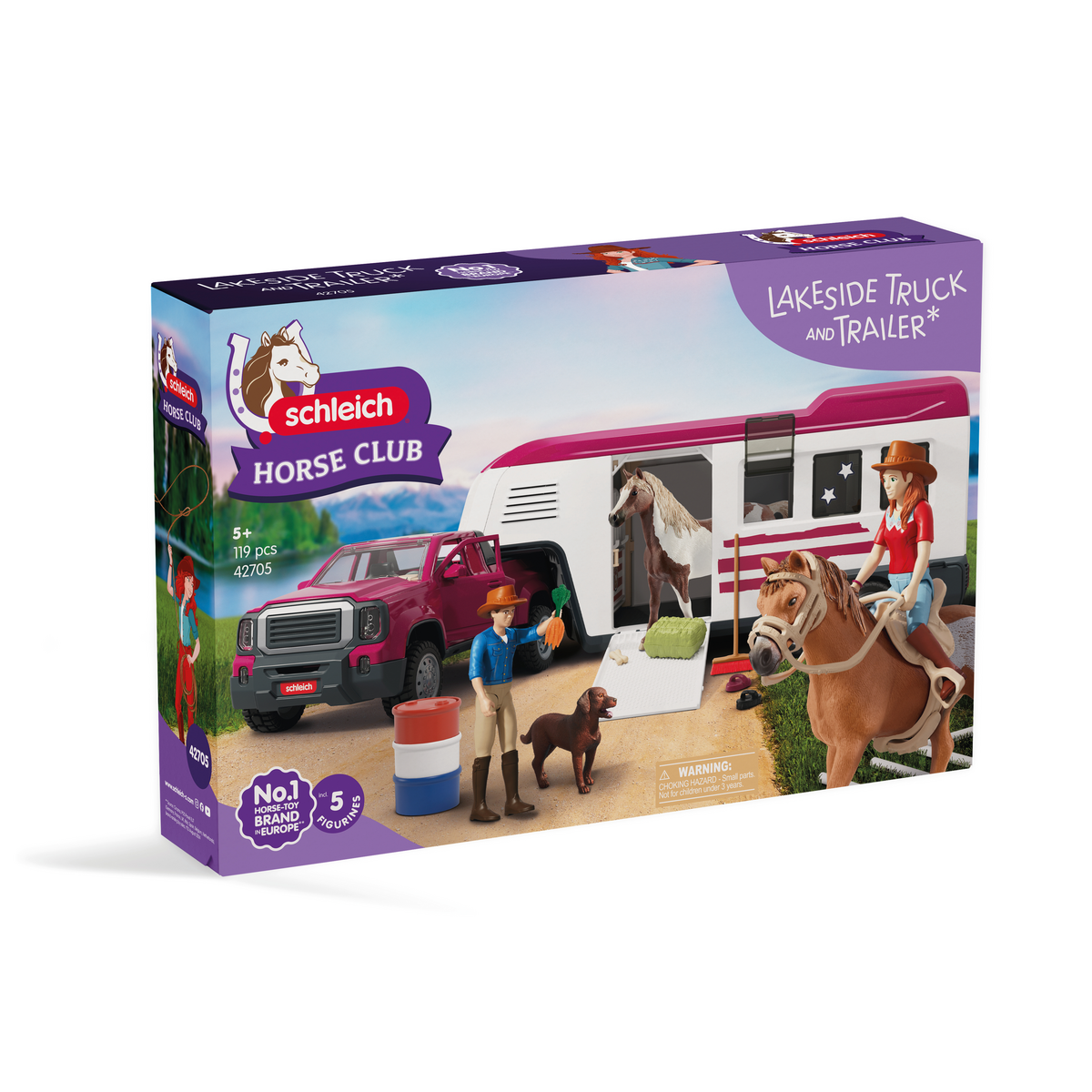 Schleich Horse Club 42705 camion Lakeside rimorchio