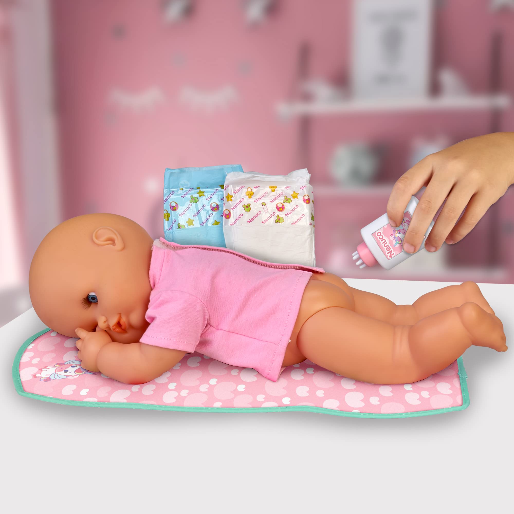 Nenuco Borsa Fasciatoio Bambola con Accessori Cambio Pannolino