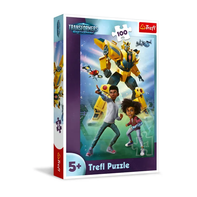 Trefl Transformers EarthSpark puzzle 100 pezzi 5+ anni