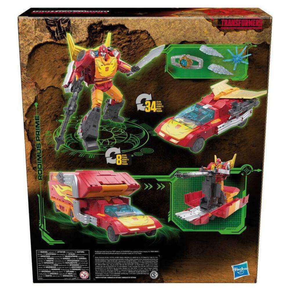 Transformers Kingdom Rodimus Prime action figure Commander 19 cm
