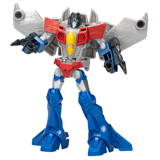 Transformers EarthSpark Warrior Starscream action figure trasformabile