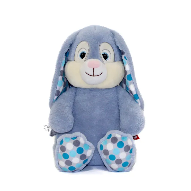 Cubbies Teddies Blue Bunny peluche coniglio blu pois