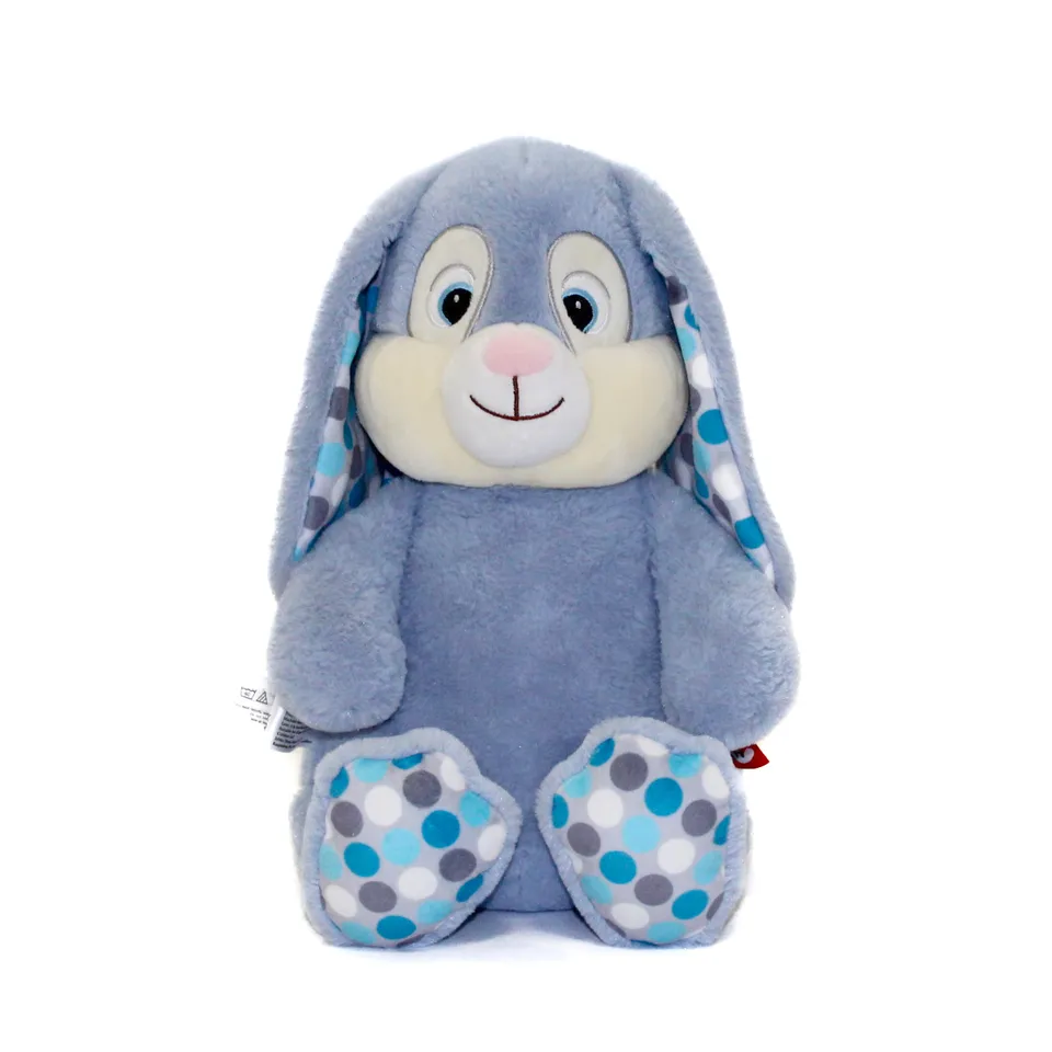 Cubbies Teddies Blue Bunny peluche coniglio blu pois