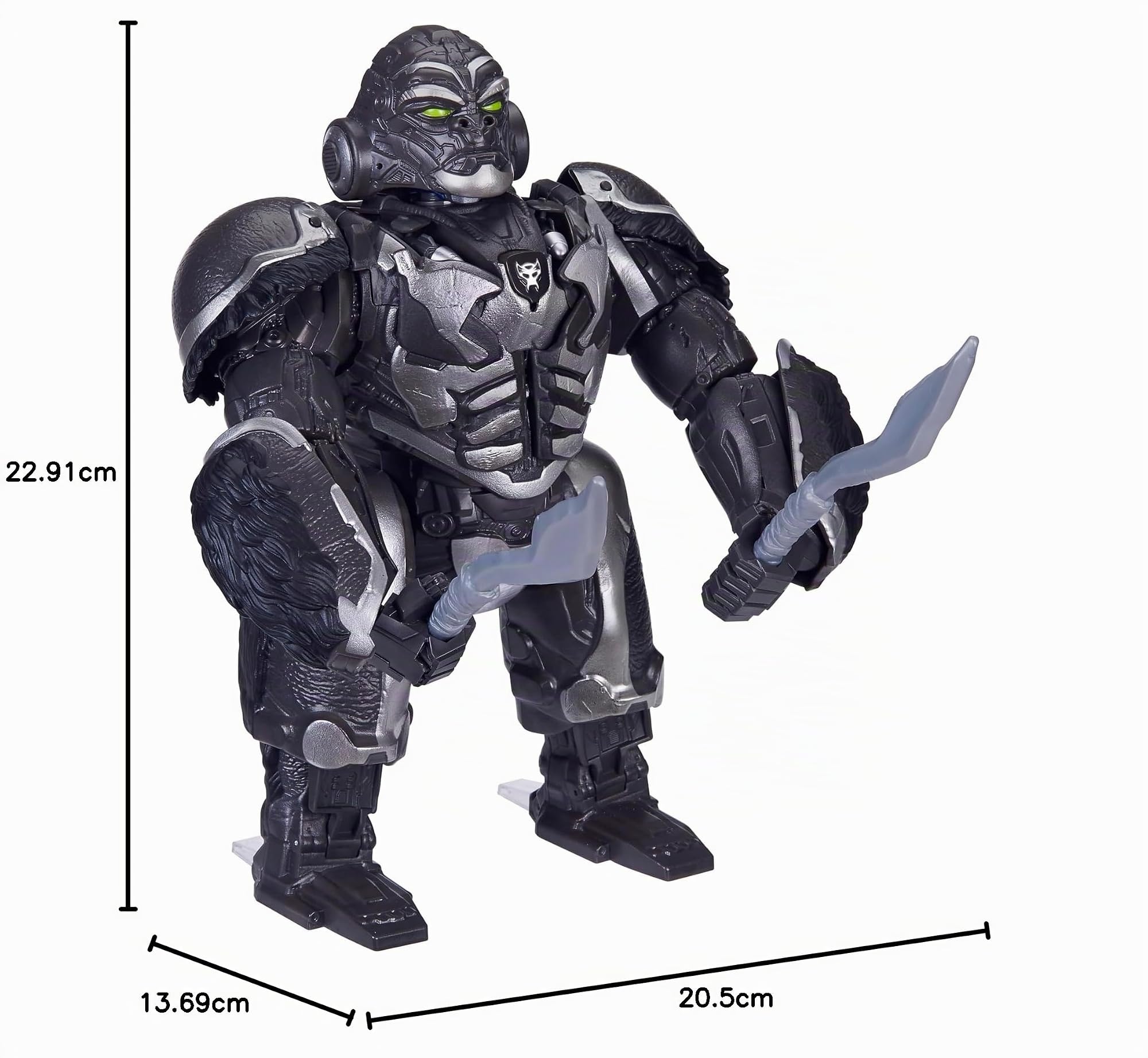 Transformers Rise of the Beasts Command Convert Optimus Primal elettronico 31,5 cm