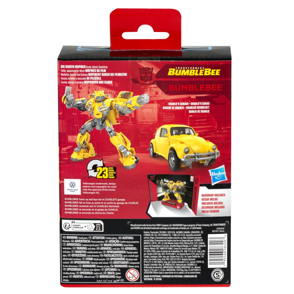 Transformers Studio Series 117 Bumblebee action figure giallo 11 cm
