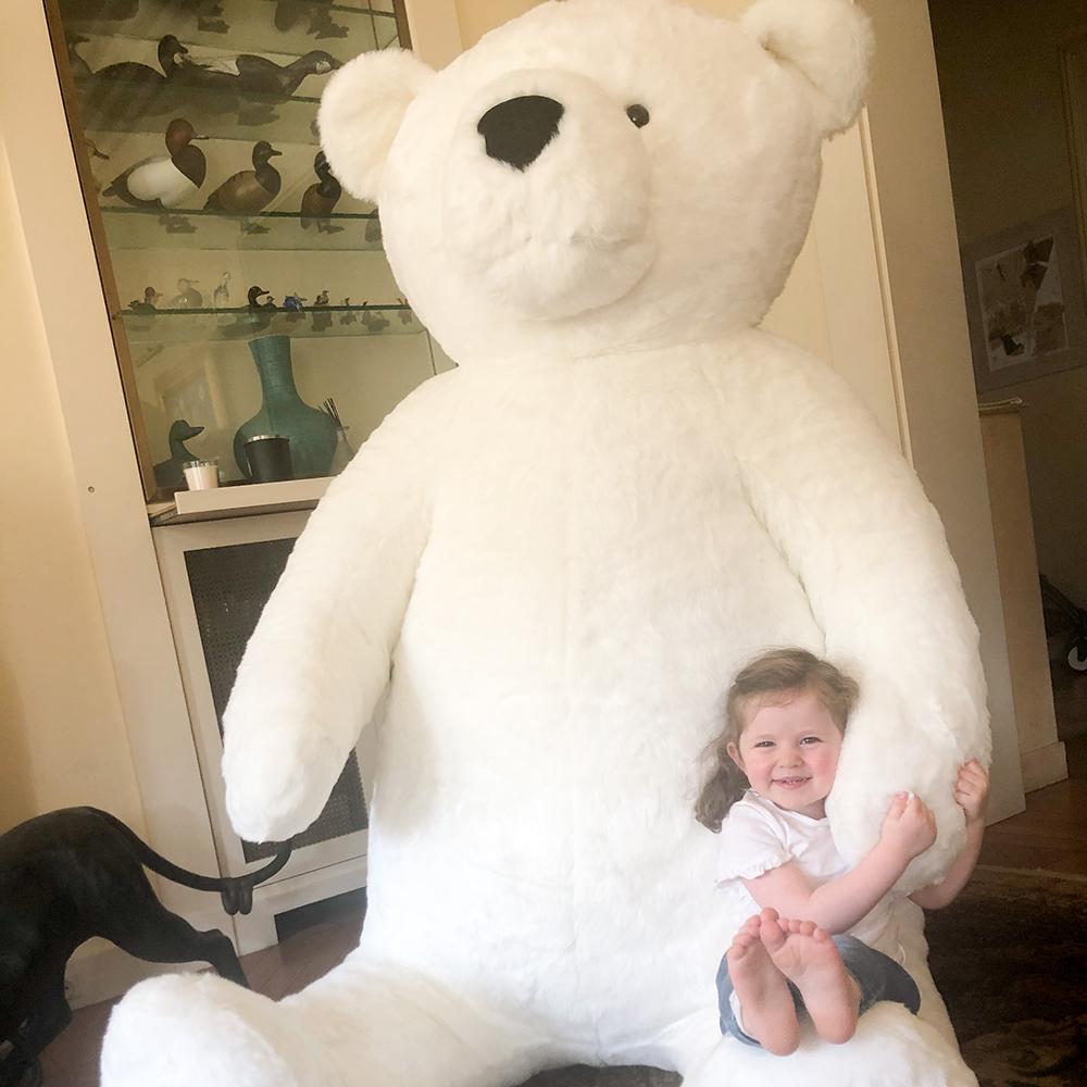 La Pelucherie The Big Ones Orso Gigante 200 cm Miele