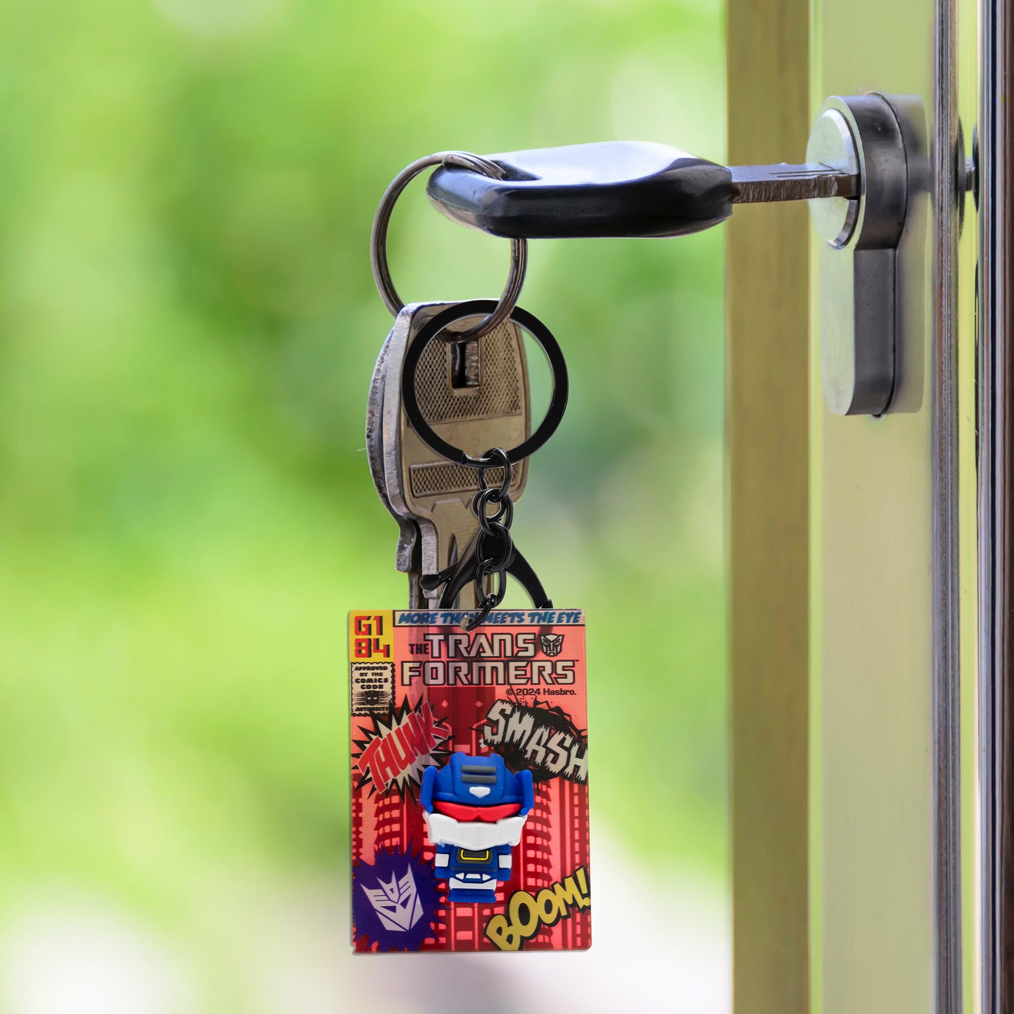 Transformers Portachiavi Soundwave acrilico con moschettone