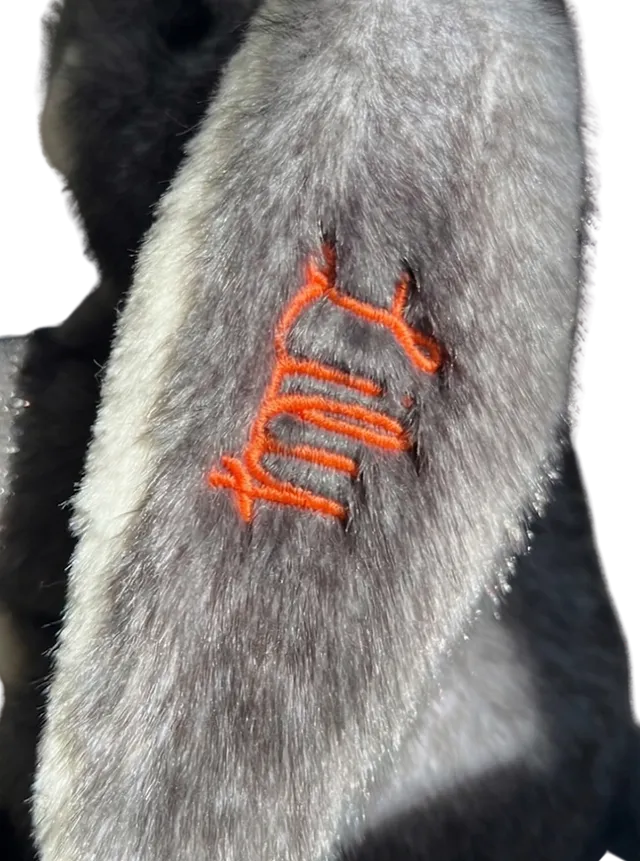 La Pelucherie Personalisation orecchio coniglio Ernest ricamo nome