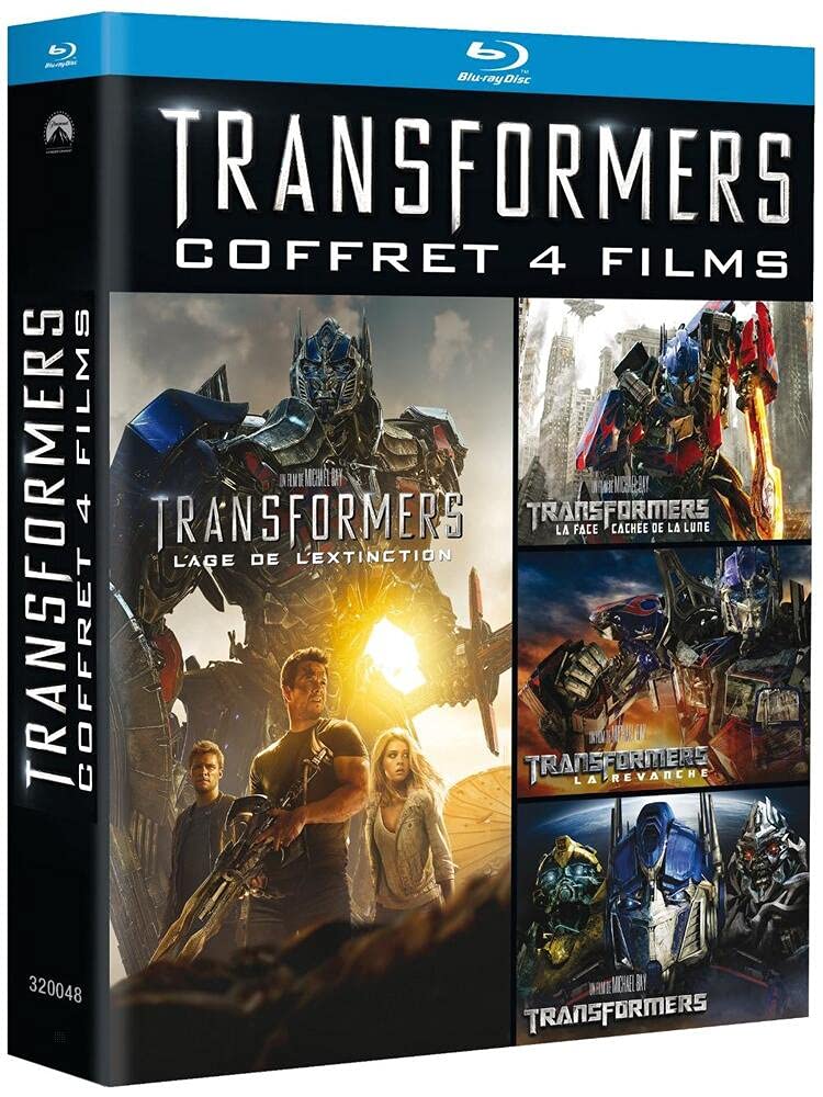 Transformers Cofanetto 4 Film DVD Saga Completa