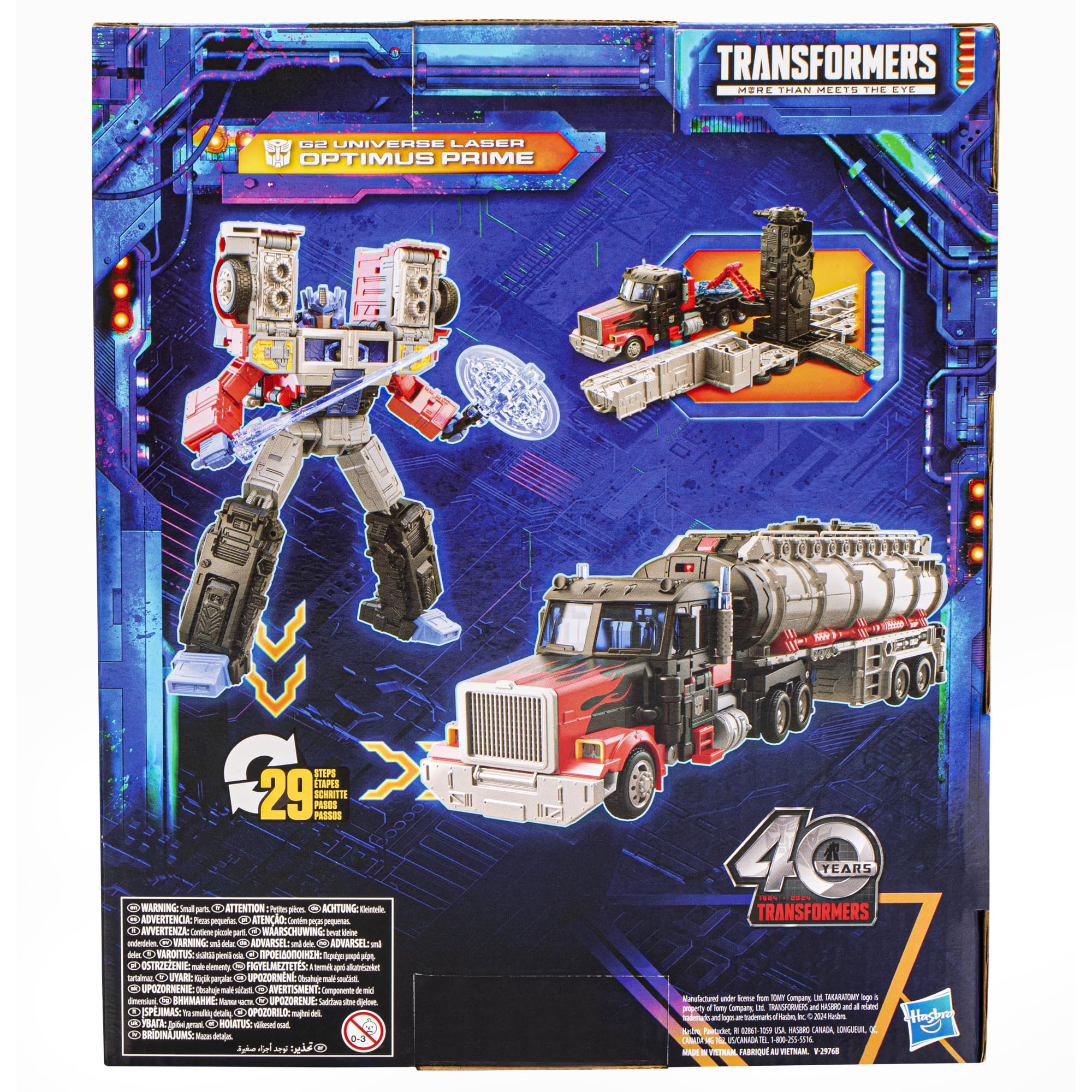 Transformers Legacy G2 Laser Optimus Prime action figure 19 cm