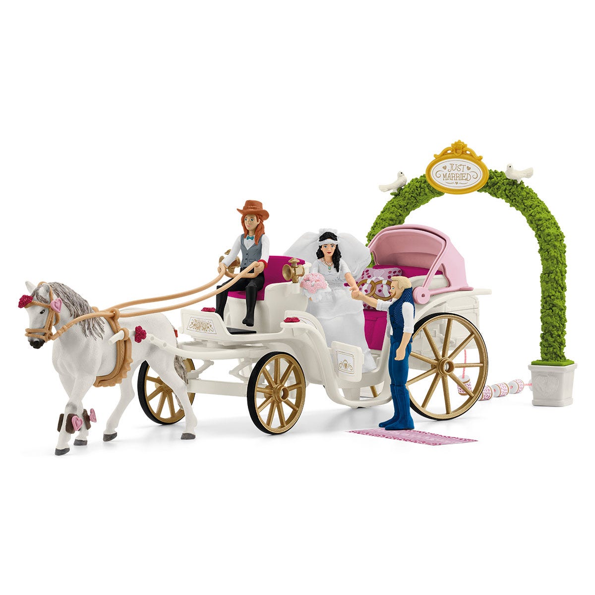 Schleich HORSE CLUB Carrozza Nuziale 42641 playset sposi