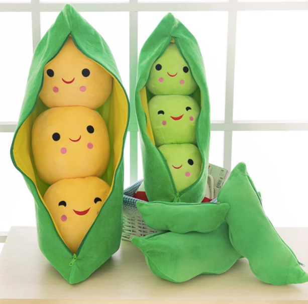 ToyalFriends Piselli nel Baccello peluche verde 38cm
