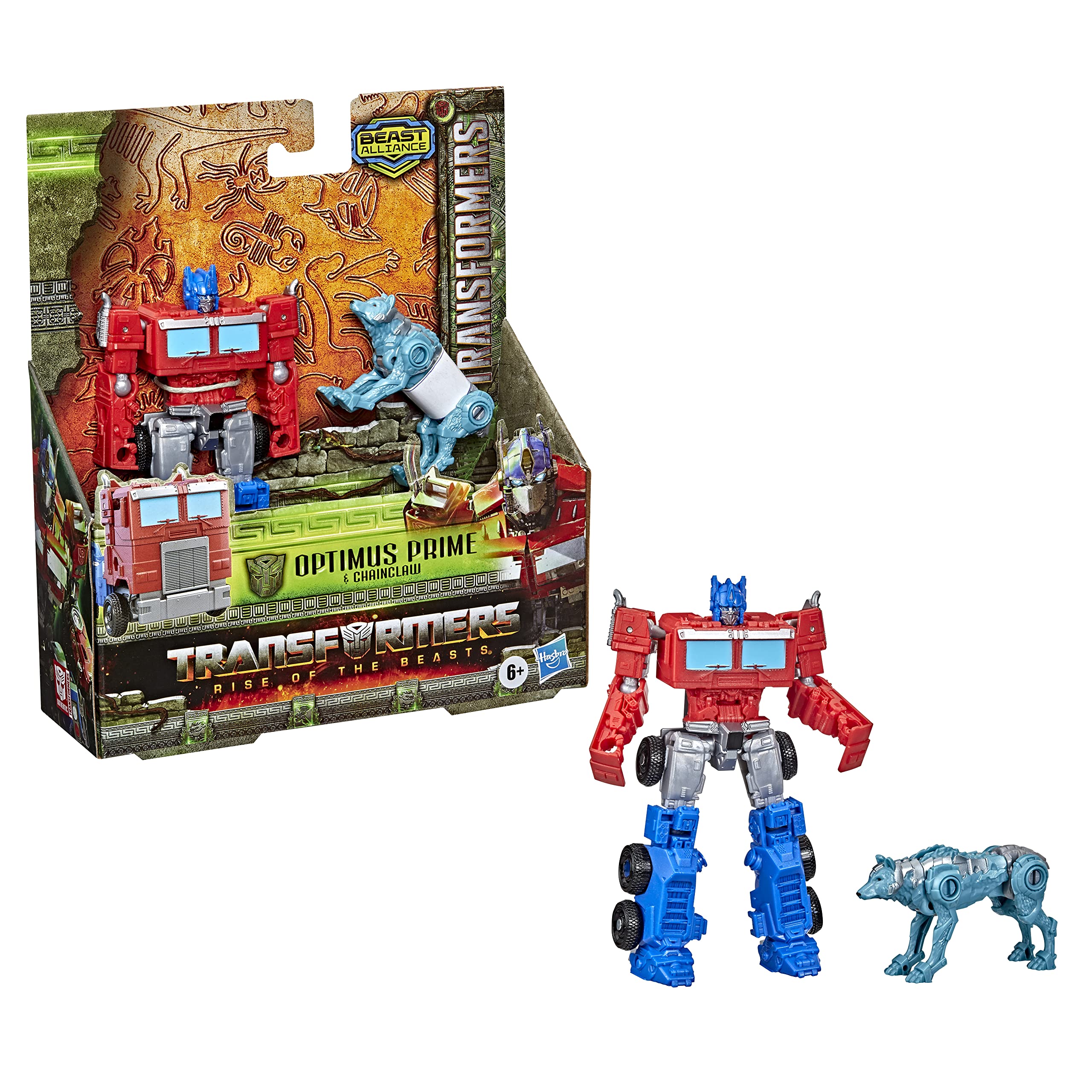 Transformers Rise of the Beasts Weaponizers Optimus Prime Chainclaw pack 2pz