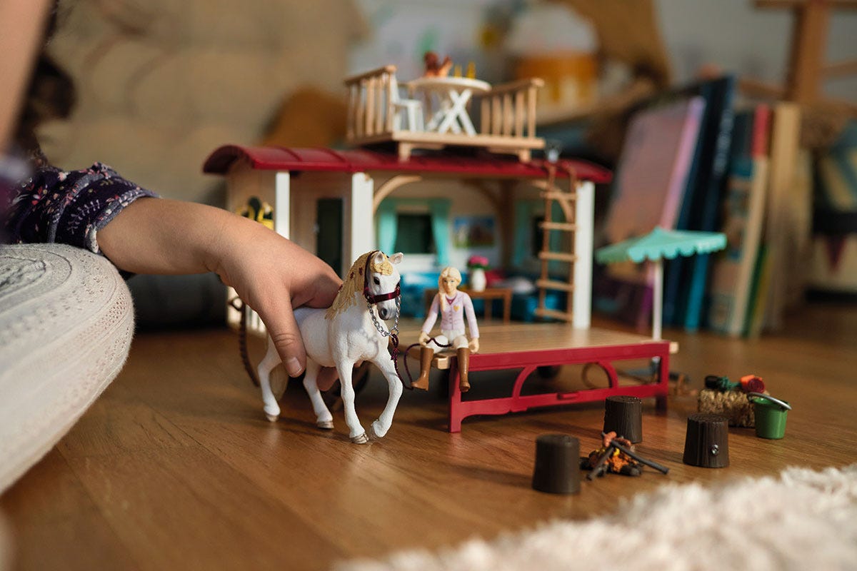 Schleich Horse Club Roulotte riunioni segrete playset 42593