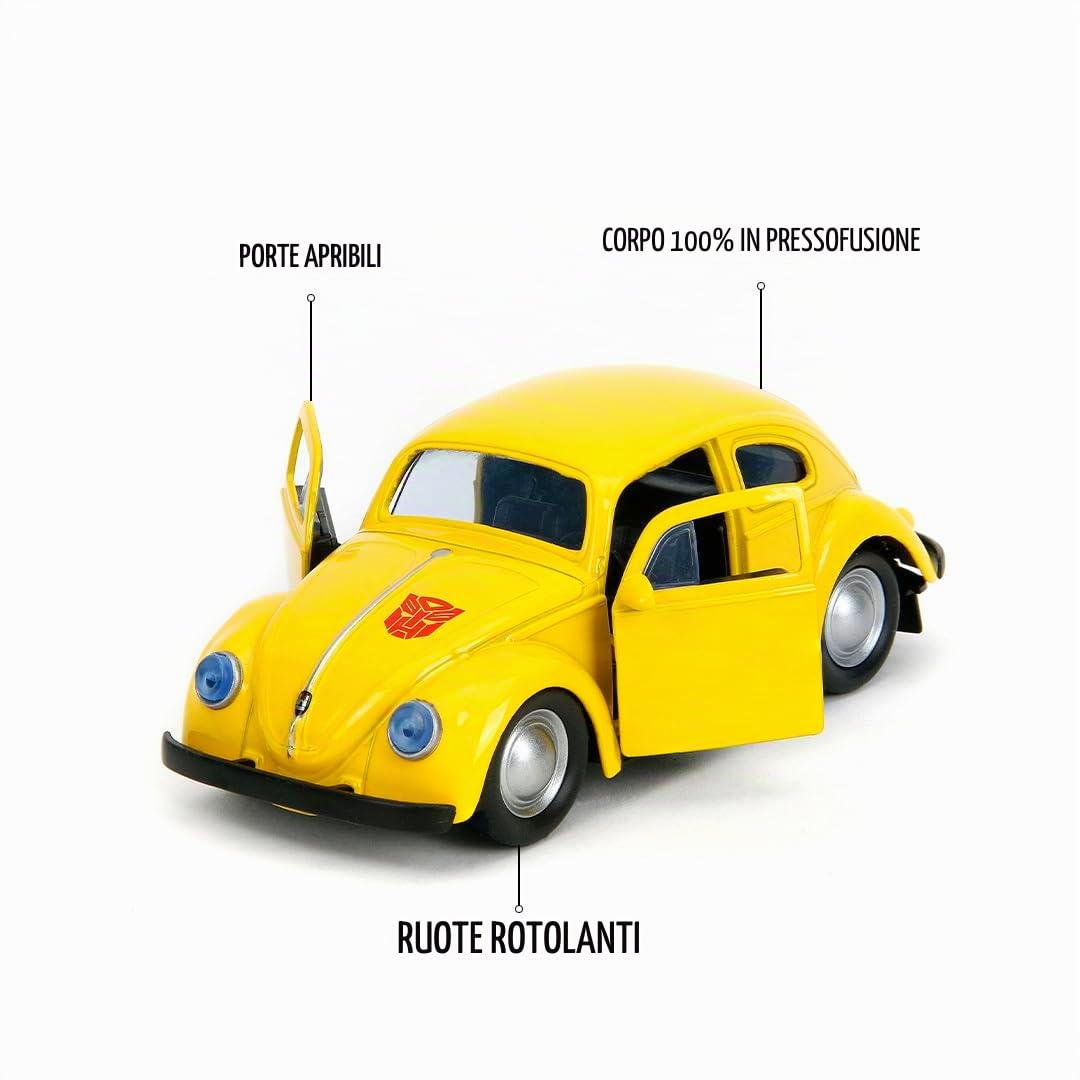 Jada Transformers Bumblebee VW Beetle modellino 1:32 giallo