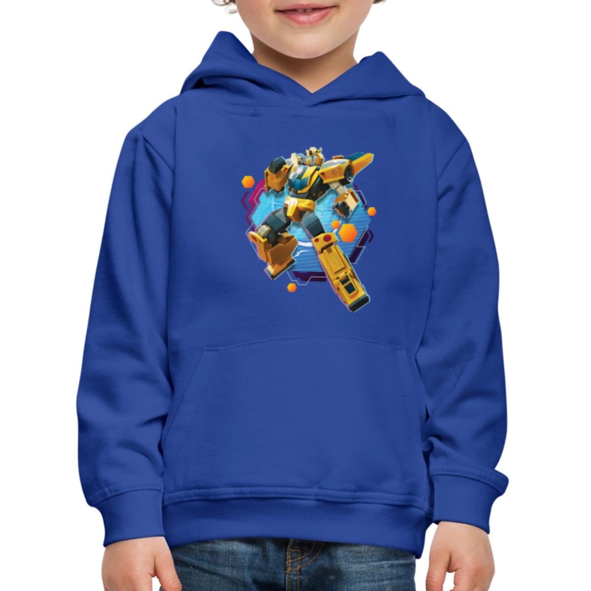 Transformers EarthSpark felpa cappuccio bimbo Bumblebee