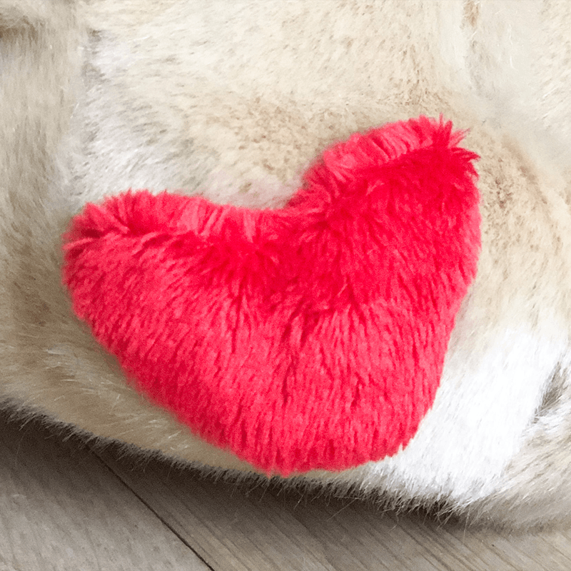 La Pelucherie Dogs Hector Mini Rocker peluche cane con cuore