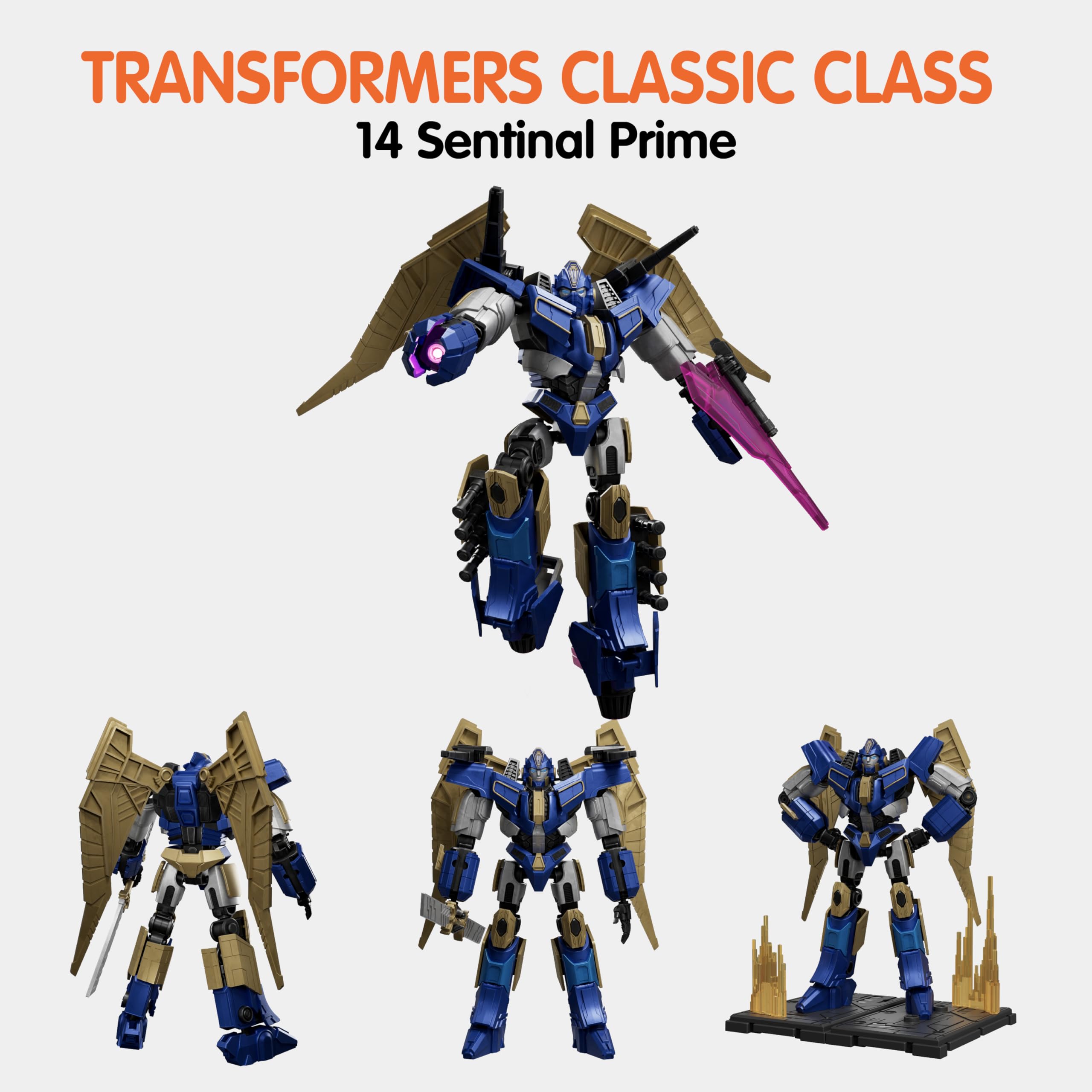 Blokees Transformers Sentinel Prime model kit 91 pezzi LED