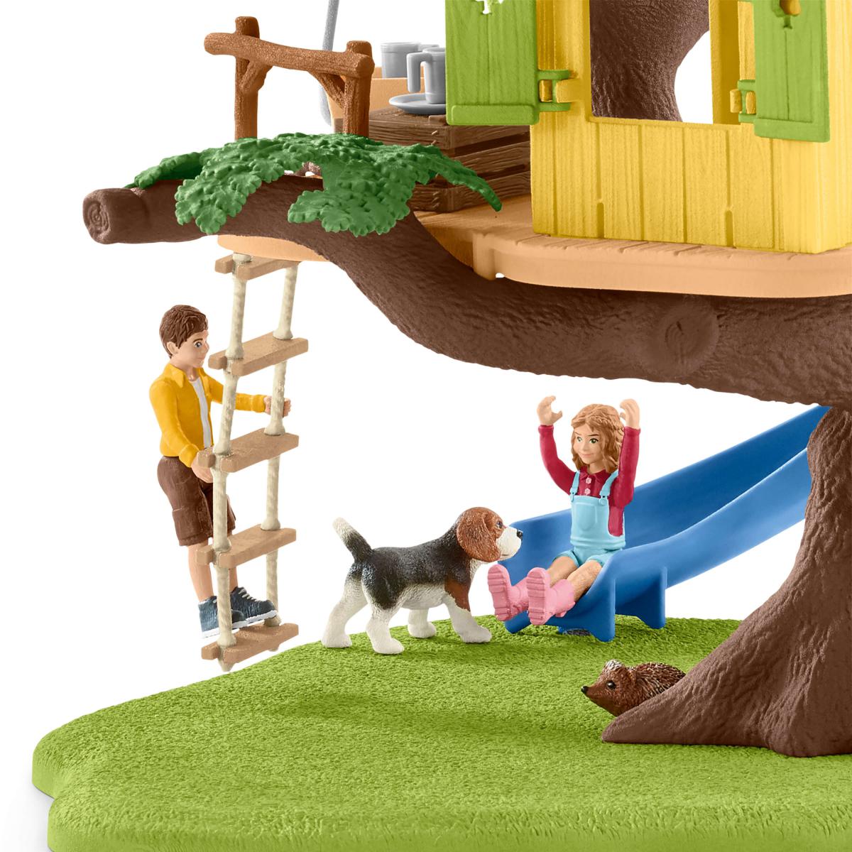Schleich WILD LIFE Casa sull'albero avventurosa playset fattoria