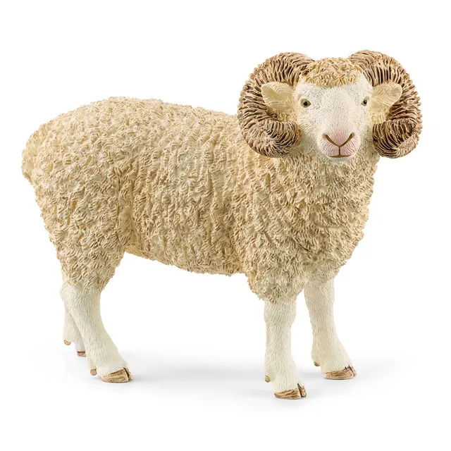 Schleich Farm World 13937 montone con corna figure animale