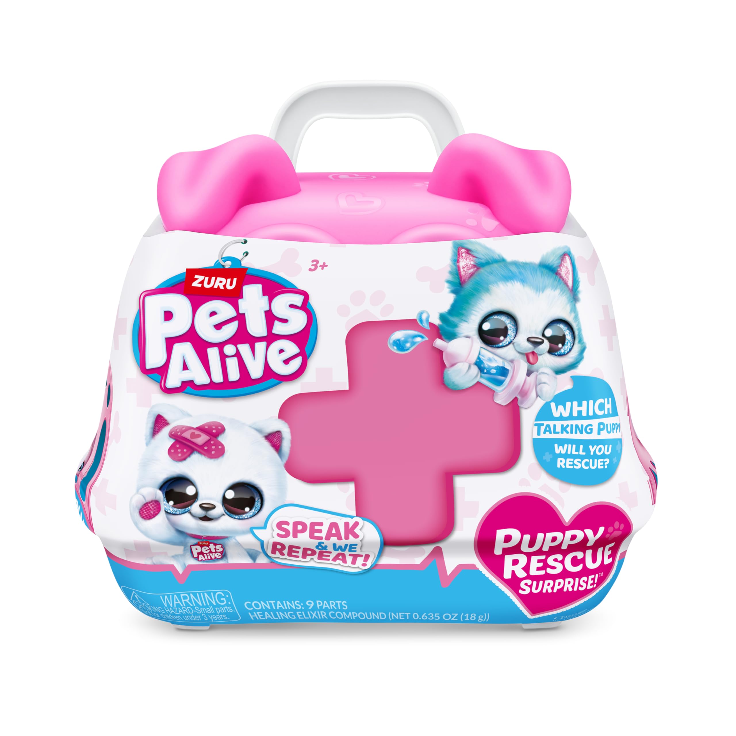 Pets Alive Pet Shop Surprise Wolf Dog peluche interattivo