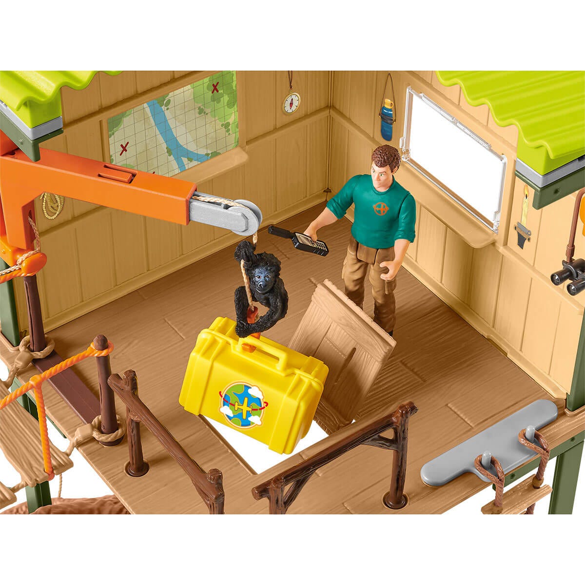 Schleich Wild Life Stazione Avventura Ranger 42594 playset