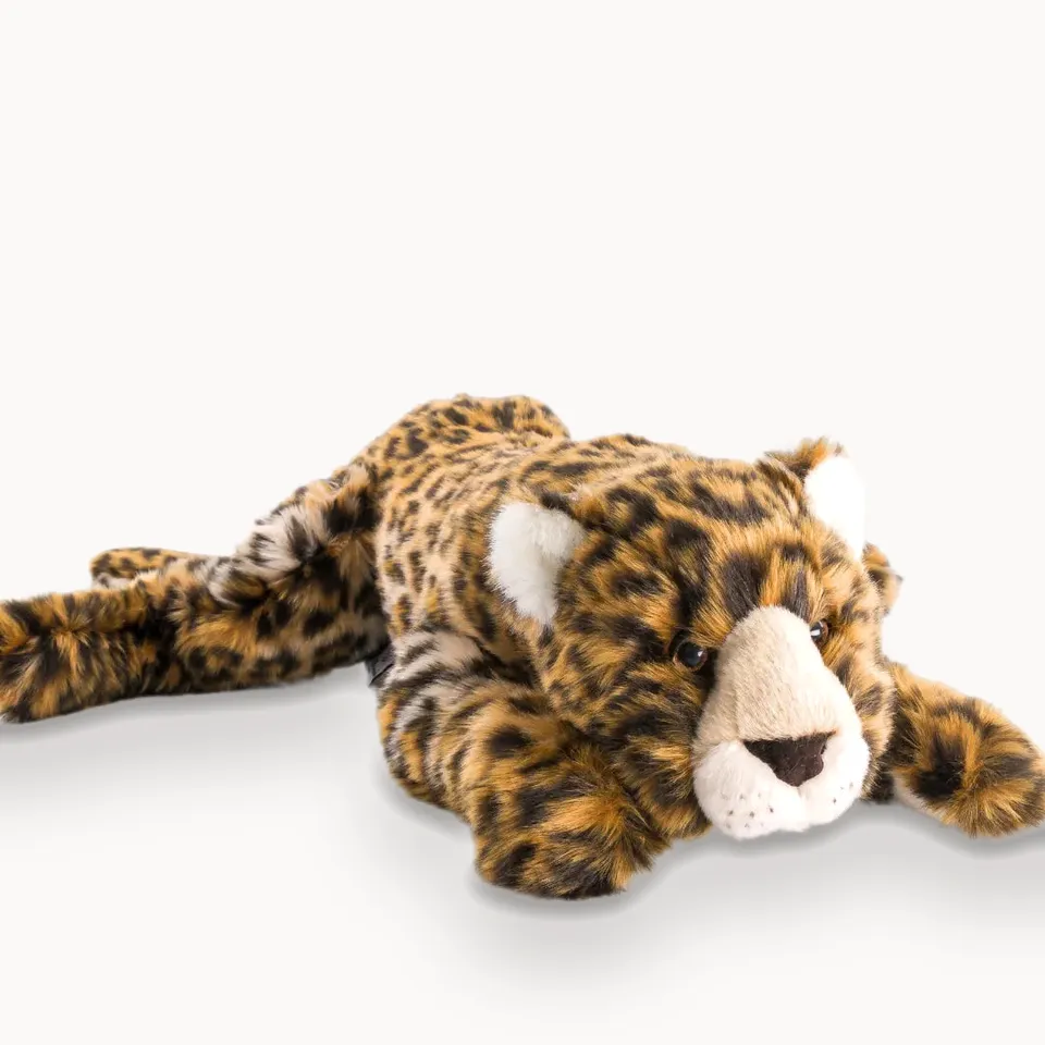 La Pelucherie Jungle Leopardo Sasha peluche morbido 35cm maculato