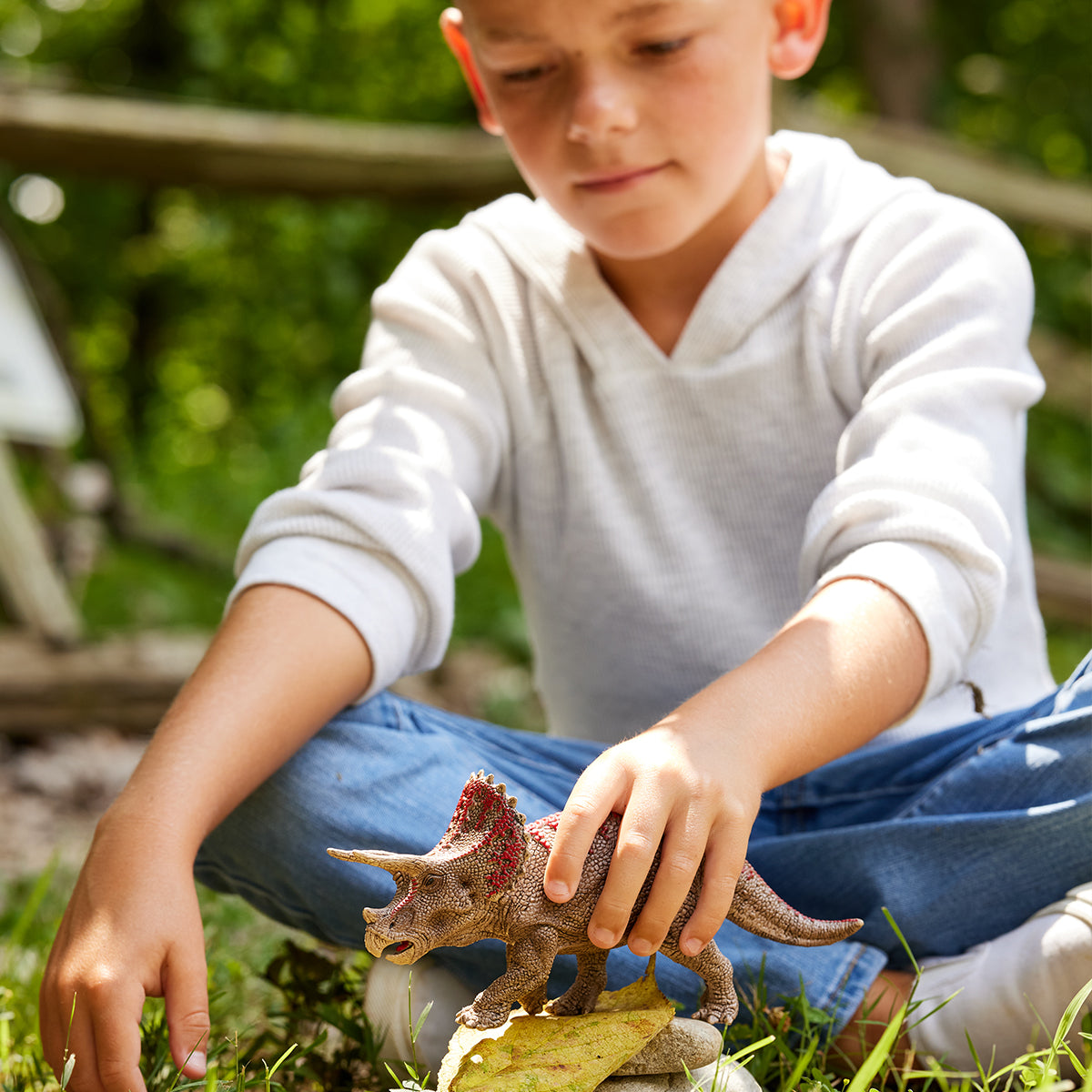 Schleich Dinosaurs Triceratopo statuetta dinosauro erbivoro