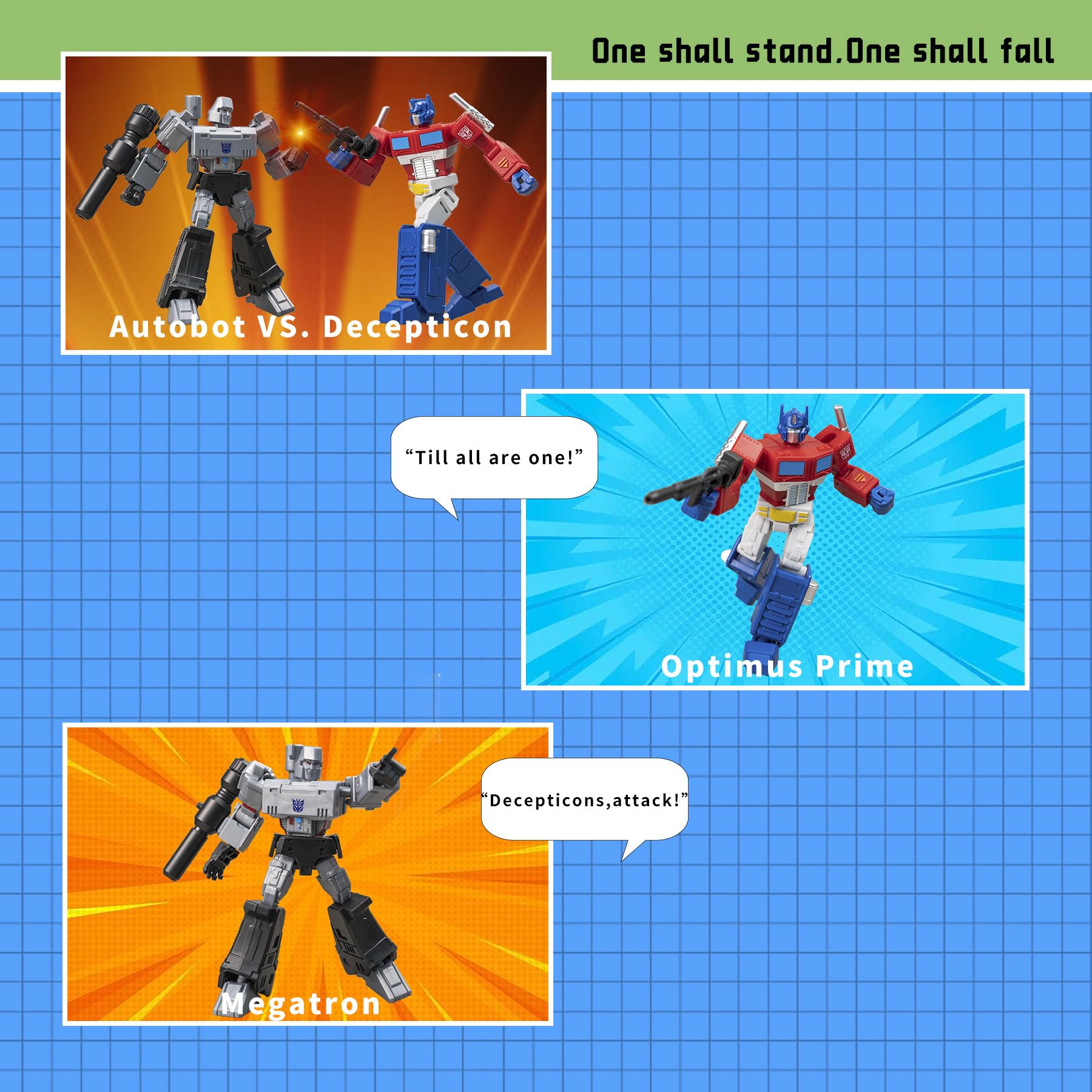 Transformers G1 action figure set 6 pezzi 12 cm