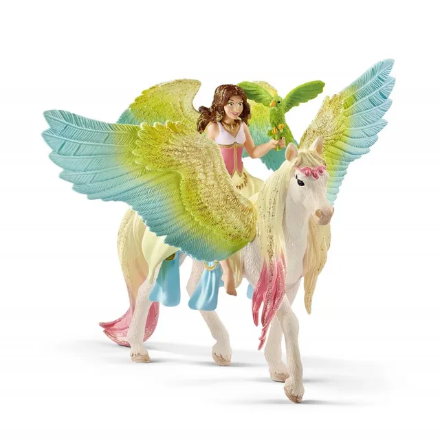 Schleich Bayala Fata Sura Pegaso glitterato bambola 70566