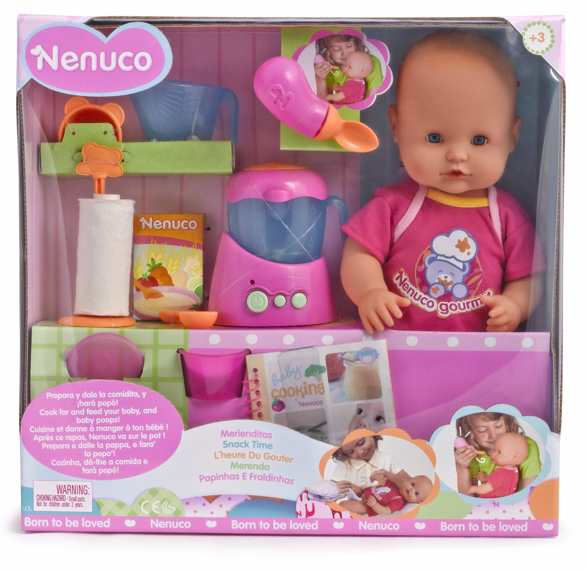 Nenuco Merenda bambola con frullatore e biberon cucchiaio
