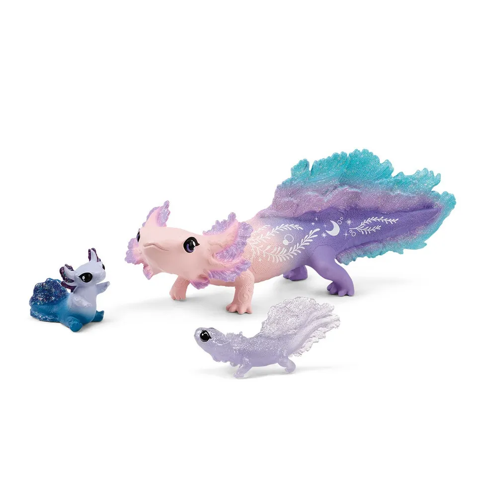Schleich Wild Life Set Axolotl Discovery figurina mare