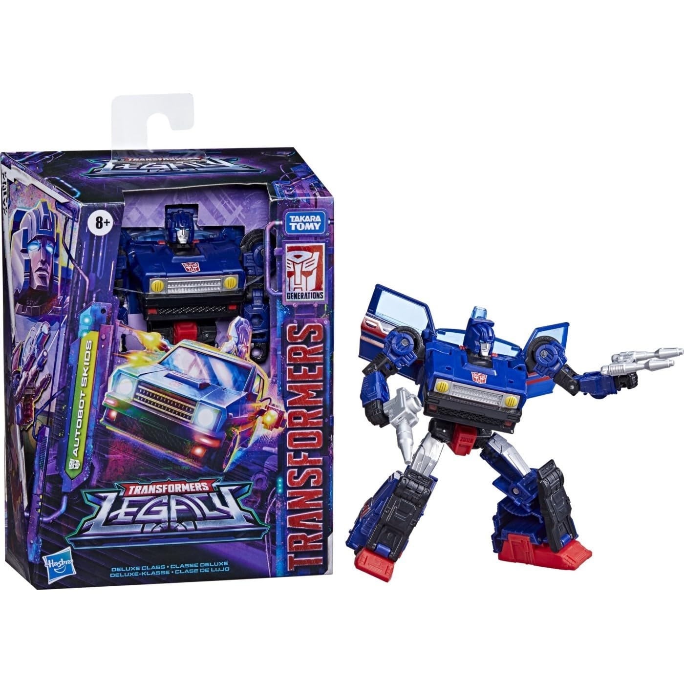 Transformers Legacy Autobot Skids action figure 14 cm convertibile