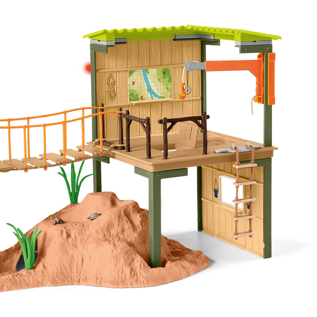 Schleich Wild Life Stazione Avventura Ranger 42594 playset