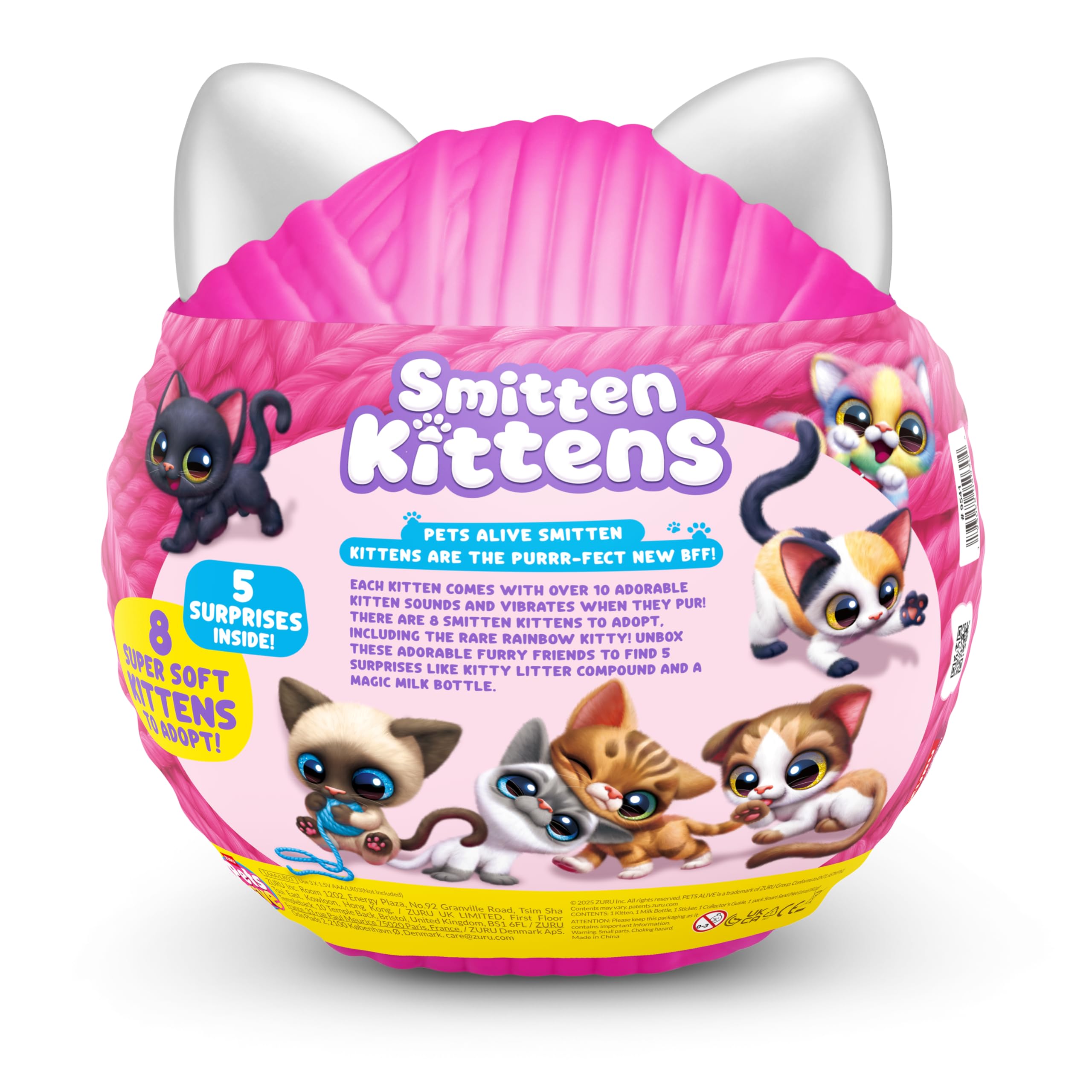 Pets Alive Smitten Kittens peluche gattino ginger interattivo